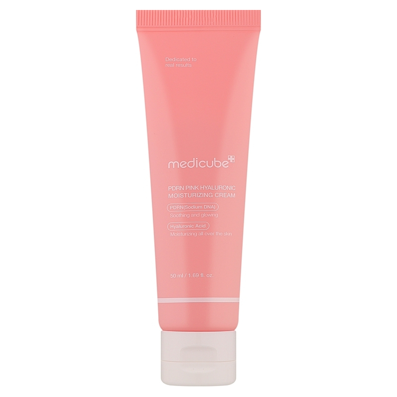 Medicube PDRN Pink Hyaluronic Moisturizing Cream.